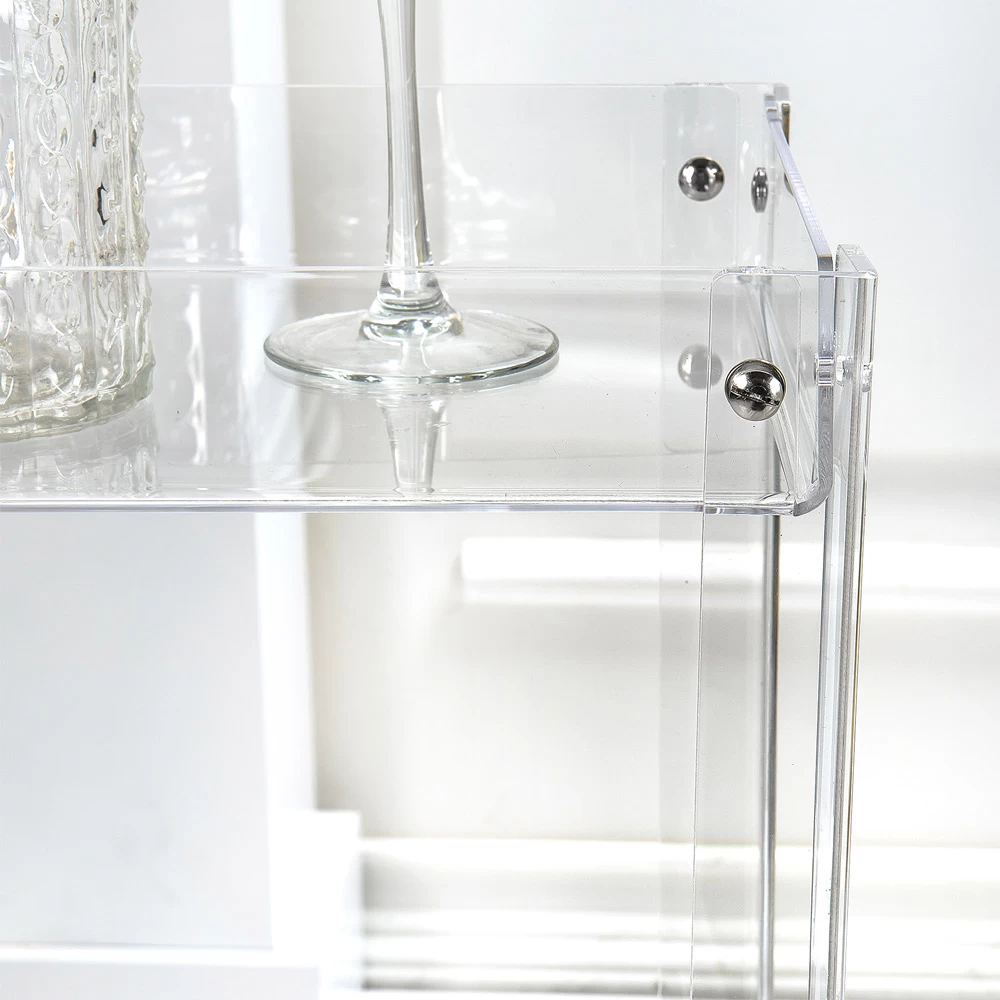 Chariot Alimentaire En Plexiglas Transparent Made In Italy - Galatius 6 Chariot Alimentaire En Plexiglas Transparent Made In Italy - Galatius – Image 4