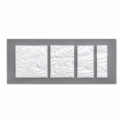 Composition Murale Abstraite En Céramique De Conception Moderne Fabriquée En Italie - Verno