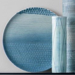 Composition De 4 Vases Et Centre De Table En Porcelaine Peinte à La Main - Liberio -Décoration D'intérieur composizione di 4 vasi e centrotavola in porcellana dipinta a mano liberio 3