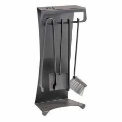 Ensemble De 4 Outils De Cheminée En Acier Design Made In Italy - Chandler