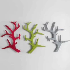 Étagère Murale En Plexiglas Avec Patères Made In Italy - Néon -Décoration D'intérieur mensola da parete in plexiglass con ganci appendiabiti made in italy neon 15