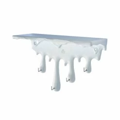 Etagère Design En Résine Décorée à La Main Made In Italy - Goccia