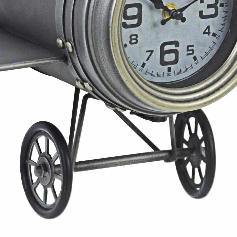 Horloge Murale En Forme D'avion En Acier Et Verre Homemotion - Plano 6 Horloge Murale En Forme D'avion En Acier Et Verre Homemotion - Plano – Image 4