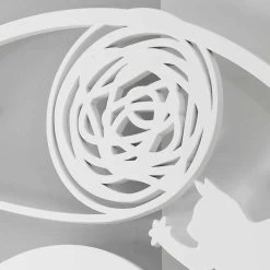 Grande Horloge Murale Décorée De Couleur Ronde Moderne - Chat -Décoration D'intérieur orologio a muro dal design grande moderno rotondo colorato decorato gatto 2