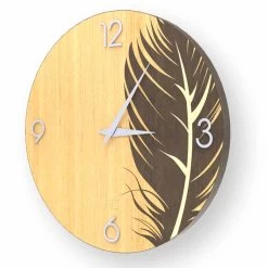 Horloge Murale Design Moderne En Bois Pico, Fabriquée En Italie -Décoration D'intérieur orologio a muro dal design moderno in legno pico made in italy 3