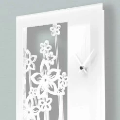 Horloge Murale Design Rectangulaire Moderne En Plexiglas Blanc - Elara 7 Horloge Murale Design Rectangulaire Moderne En Plexiglas Blanc - Elara -Décoration D'intérieur orologio a muro design rettangolare moderno in plexiglass bianco elara 2