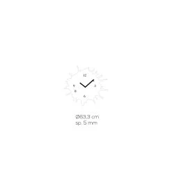 Horloge Murale En Cristal Acrylique Coloré - Migno -Décoration D'intérieur orologio a muro in cristallo acrilico colorato design a macchia migno 3