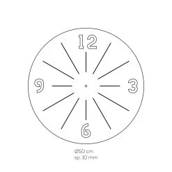 Horloge Murale Ronde En Cristal Acrylique Transparent 2 Tailles - Corrado 11 Horloge Murale Ronde En Cristal Acrylique Transparent 2 Tailles - Corrado -Décoration D'intérieur orologio a muro tondo in cristallo acrilico trasparente 2 misure corrado