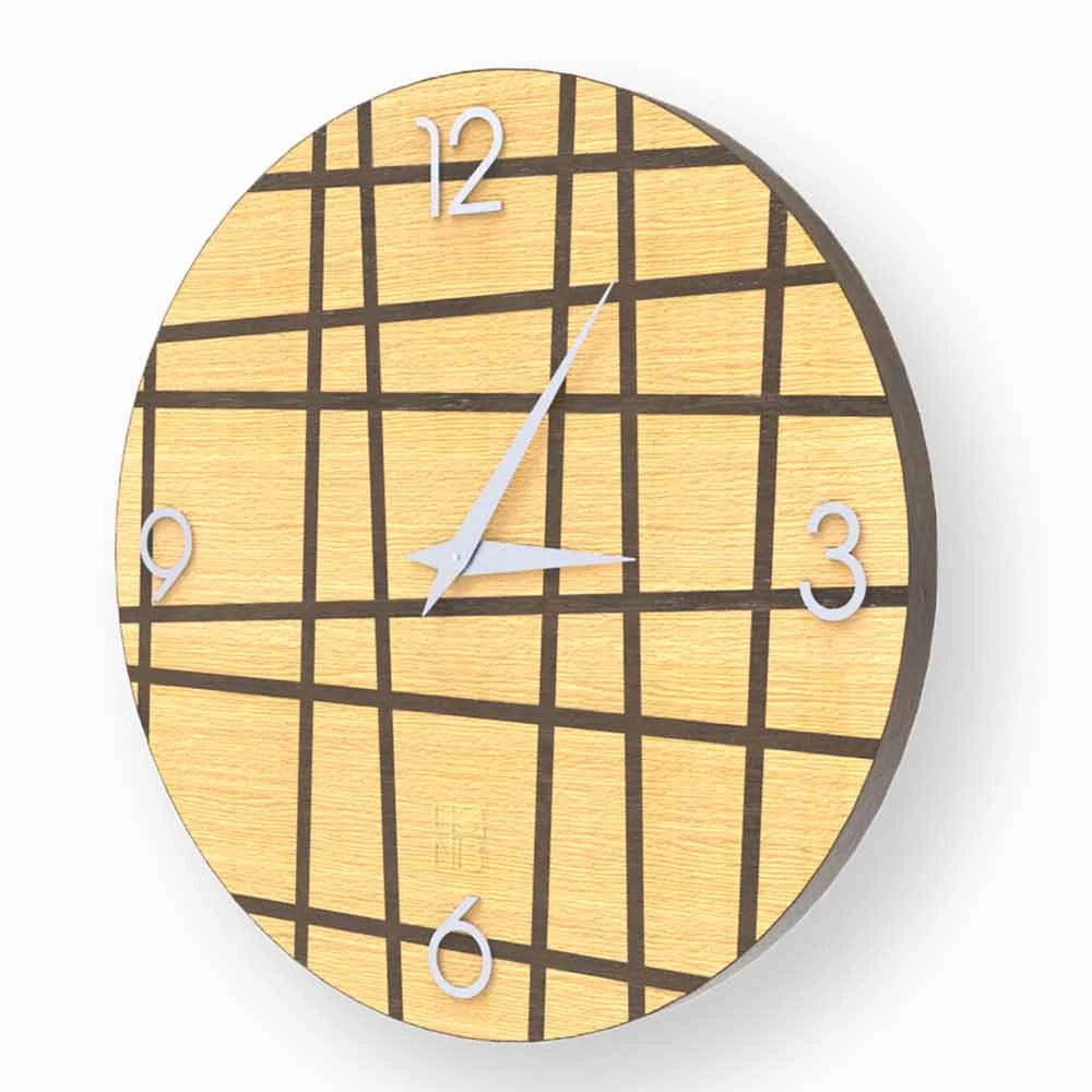 Horloge Murale Colorf Cul En Bois Issodesign, Fabriquée En Italie 4 Horloge Murale Colorf Cul En Bois Issodesign, Fabriquée En Italie – Image 2
