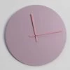 Horloge Murale Ronde En Bois Made In Italy - Imalia -Décoration D'intérieur orologio a parete design rosa moderno e rotondo in legno made in italy imalia