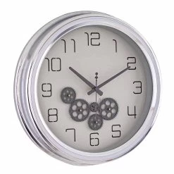 Horloge Murale Design Vintage Avec Structure En Acier Homemotion - Gimbo
