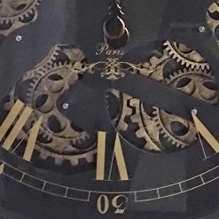 Horloge Murale Design Vintage En Acier Forme Carrée Homemotion - Curzio -Décoration D'intérieur orologio a parete design vintage in acciaio forma quadrata homemotion curzio 2