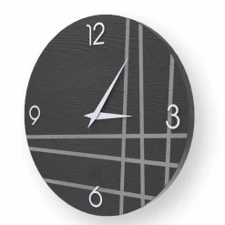 Horloge Murale Gorle En Bois De Conception Moderne, Fabriquée En Italie -Décoration D'intérieur orologio a parete in legno gorle design moderno fatto in italia 1