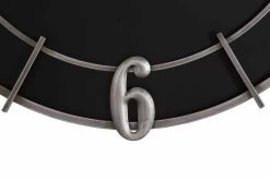 Horloge Murale Ronde De Design Moderne En Fer Et MDF - Hope -Décoration D'intérieur orologio a parete rotondo di design moderno in ferro e mdf hope 4