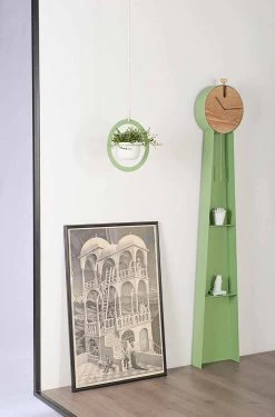 Horloge Pendule Design Avec Structure En Acier Made In Italy - Pendolino -Décoration D'intérieur orologio a pendolo di design con struttura in acciaio made in italy pendolino 10