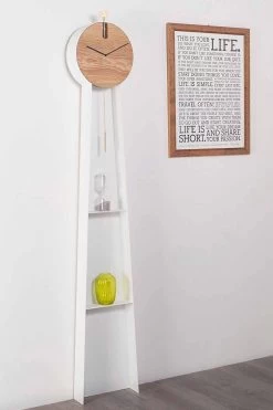 Horloge Pendule Design Avec Structure En Acier Made In Italy - Pendolino -Décoration D'intérieur orologio a pendolo di design con struttura in acciaio made in italy pendolino 2