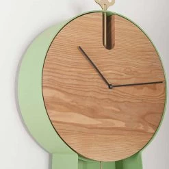 Horloge Pendule Design Avec Structure En Acier Made In Italy - Pendolino -Décoration D'intérieur orologio a pendolo di design con struttura in acciaio made in italy pendolino 9