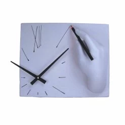 Horloge Murale Artisanale En Résine Décorée Made In Italy - Vignoble