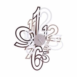 Horloge Murale Design Moderne En Fer Coloré Fabriquée En Italie - Mimmo -Décoration D'intérieur orologio da muro di design moderno in ferro colorato made in italy mimmo 3