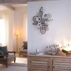 Horloge Murale Design Moderne En Fer Coloré Fabriquée En Italie - Mimmo -Décoration D'intérieur orologio da muro di design moderno in ferro colorato made in italy mimmo 5