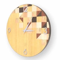 Horloge Murale En Bois De Conception Moderne Fabriquée En Italie, Peia 11 Horloge Murale En Bois De Conception Moderne Fabriquée En Italie, Peia -Décoration D'intérieur orologio da muro made in italy di design peia in legno 2