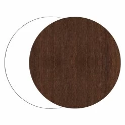 Horloge Murale En Bois Moderne Et Ronde Avec Des Décors De Design Saisonniers -Décoration D'intérieur orologio da muro moderno e rotondo in legno con decori di design season