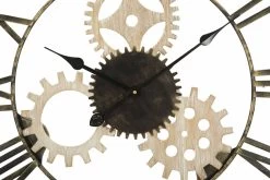 Horloge Murale Ronde Diamètre 70 Cm Design Moderne En Fer Et MDF - Jutta -Décoration D'intérieur orologio da muro rotondo diametro 70 cm design moderno in ferro e mdf jutta 3