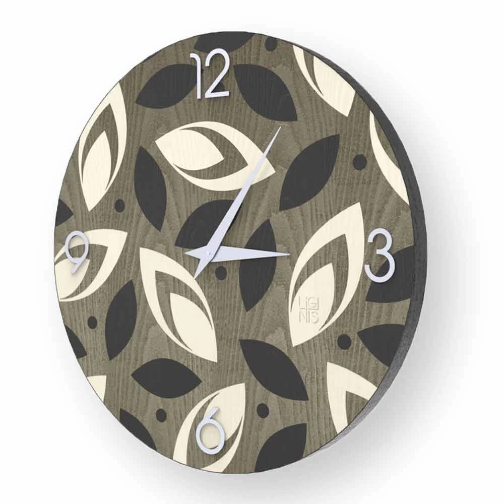 Horloge Murale Filago En Bois Fabriquée En Italie 6 Horloge Murale Filago En Bois Fabriquée En Italie – Image 4