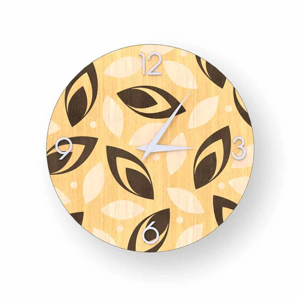 Horloge Murale Filago En Bois Fabriquée En Italie 7 Horloge Murale Filago En Bois Fabriquée En Italie – Image 5