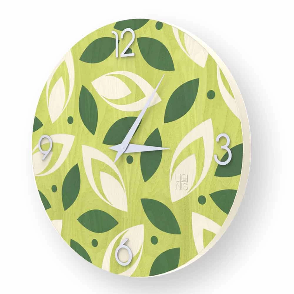 Horloge Murale Filago En Bois Fabriquée En Italie 4 Horloge Murale Filago En Bois Fabriquée En Italie – Image 2