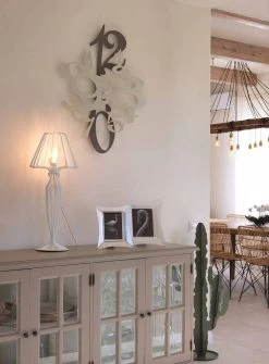 Horloge Murale Design En Fer Coloré Fabriquée En Italie - Fiordaliso -Décoration D'intérieur orologio da parete di design in ferro colorato made in italy fiordaliso 10