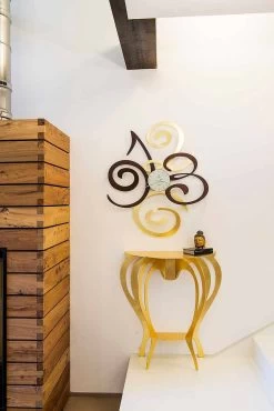 Horloge Murale Design En Fer Coloré Fabriquée En Italie - Fiordaliso -Décoration D'intérieur orologio da parete di design in ferro colorato made in italy fiordaliso 12