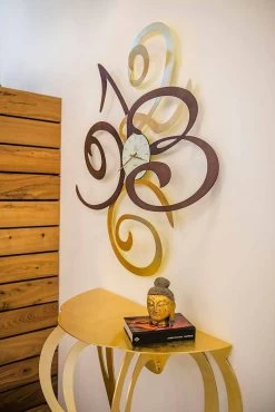 Horloge Murale Design En Fer Coloré Fabriquée En Italie - Fiordaliso -Décoration D'intérieur orologio da parete di design in ferro colorato made in italy fiordaliso 13