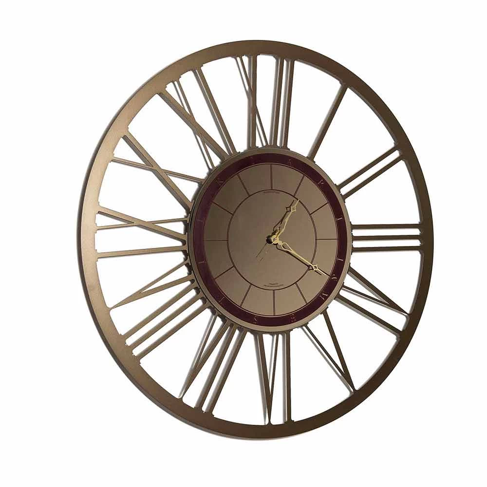 Horloge Murale Avec Miroir En Fer, Design Moderne, Fabriquée En Italie - Gioele 5 Horloge Murale Avec Miroir En Fer, Design Moderne, Fabriquée En Italie - Gioele – Image 3