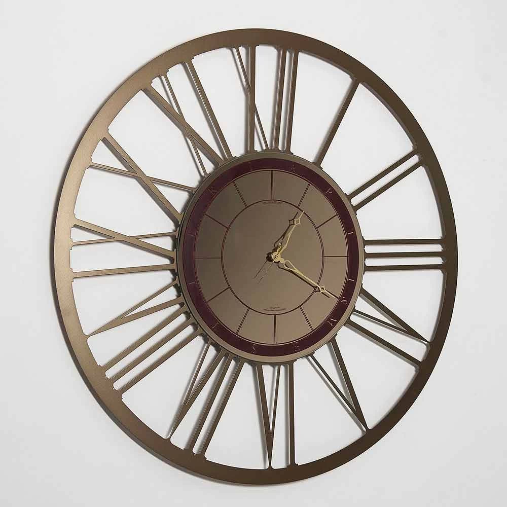 Horloge Murale Avec Miroir En Fer, Design Moderne, Fabriquée En Italie - Gioele 6 Horloge Murale Avec Miroir En Fer, Design Moderne, Fabriquée En Italie - Gioele – Image 4