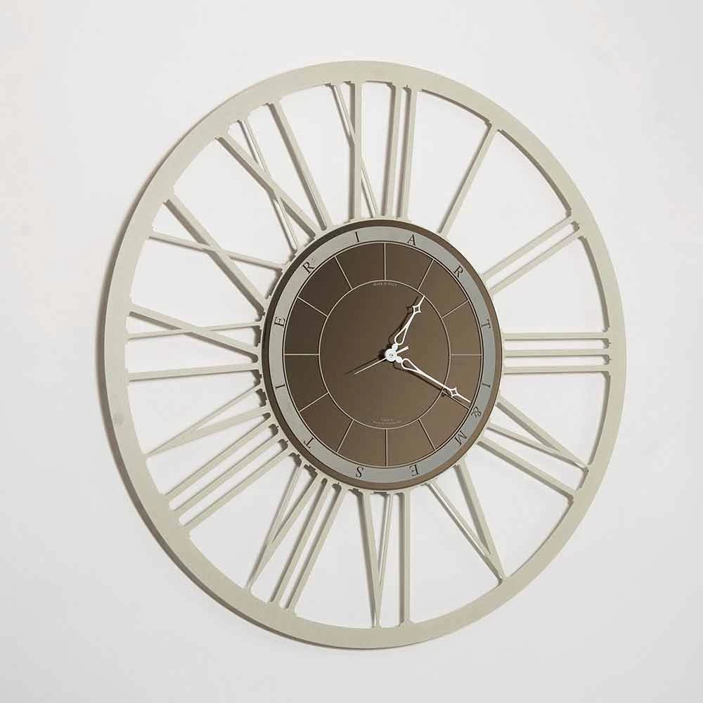 Horloge Murale Avec Miroir En Fer, Design Moderne, Fabriquée En Italie - Gioele 8 Horloge Murale Avec Miroir En Fer, Design Moderne, Fabriquée En Italie - Gioele – Image 6