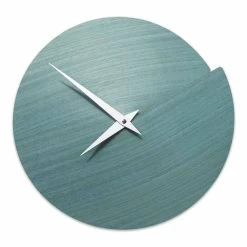 Horologe Murale De Design Moderne En Bois Naturel Made In Italy – Cratere