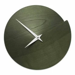 Horologe Murale De Design Moderne En Bois Naturel Made In Italy – Cratere -Décoration D'intérieur orologio da parete di design moderno in legno naturale made in italy cratere 6