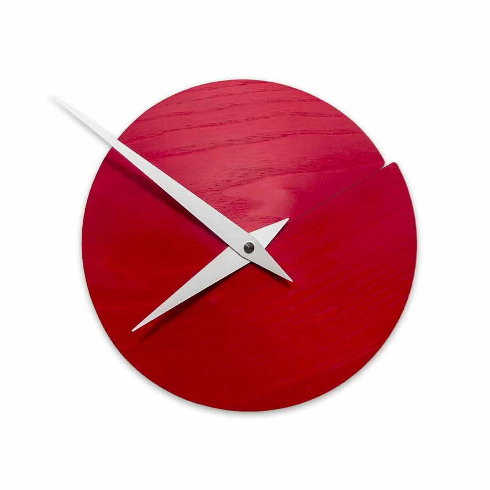 Horologe Murale Ronde Diamètre 19,5 Cm En Bois Made In Italy – Cratere 7 Horologe Murale Ronde Diamètre 19,5 Cm En Bois Made In Italy – Cratere – Image 5