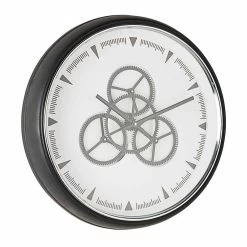 Horloge Murale Diamètre 50 Cm En Acier Et Verre Homemotion - Severio