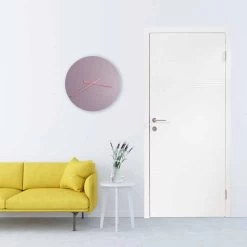 Grande Horloge Murale Moderne Colorée En Bois Rond - Dione -Décoration D'intérieur orologio da parete grande colorato design moderno in legno rotondo dione 5