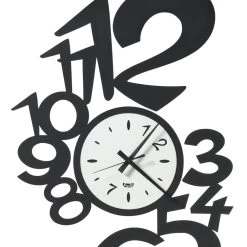 Grande Horloge Murale Design En Fer Avec Chiffres Externes - Verseau 11 Grande Horloge Murale Design En Fer Avec Chiffres Externes - Verseau -Décoration D'intérieur orologio da parete in ferro design grande con numeri esterni acquarius 3