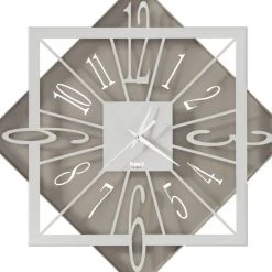 Horloge Murale En Fer Design Carré Géométrique Coloré - Eridano -Décoration D'intérieur orologio da parete in ferro design quadrato geometrico colorato eridano 9