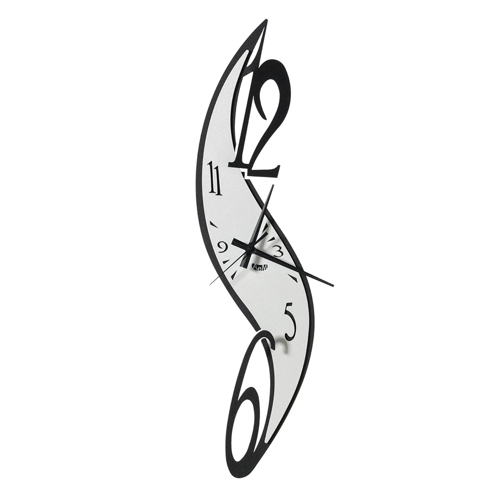 Horloge Murale Verticale En Fer Au Design Sinueux En 2 Tailles - Bélier 5 Horloge Murale Verticale En Fer Au Design Sinueux En 2 Tailles - Bélier – Image 3
