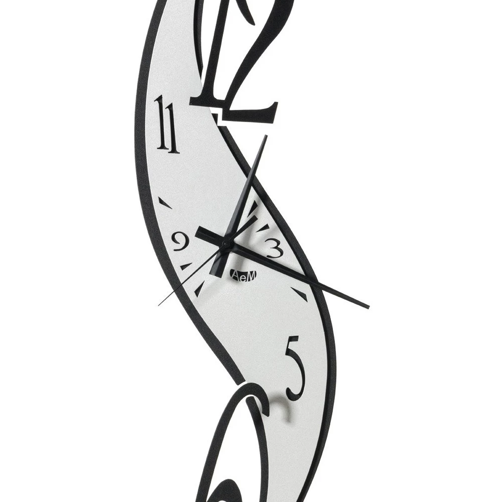 Horloge Murale Verticale En Fer Au Design Sinueux En 2 Tailles - Bélier 6 Horloge Murale Verticale En Fer Au Design Sinueux En 2 Tailles - Bélier – Image 4