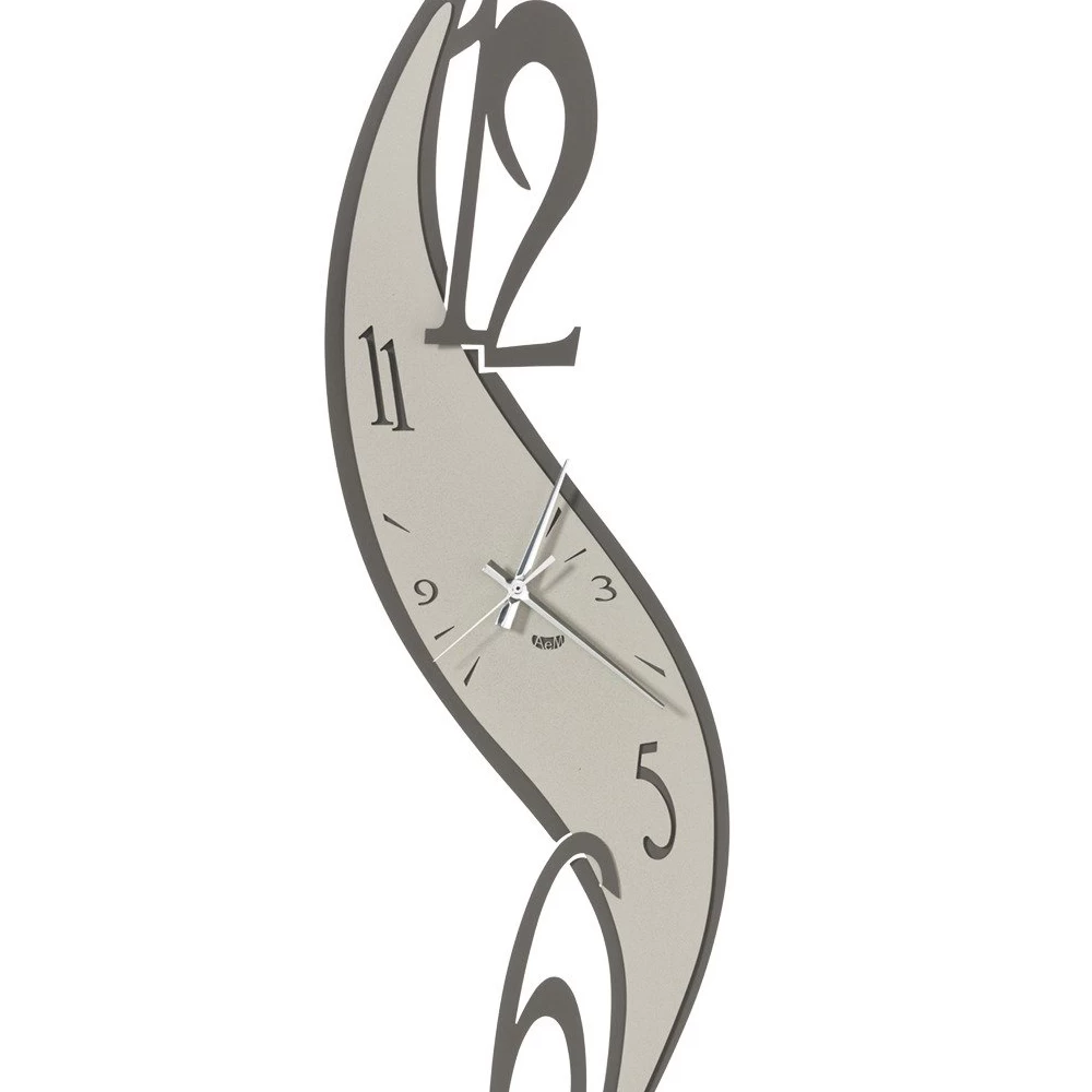 Horloge Murale Verticale En Fer Au Design Sinueux En 2 Tailles - Bélier 8 Horloge Murale Verticale En Fer Au Design Sinueux En 2 Tailles - Bélier – Image 6