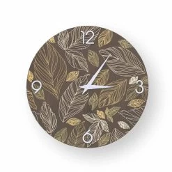 Horloge Murale En Bois Au Design Moderne Veroli, Fabriquée En Italie -Décoration D'intérieur orologio da parete in legno dal design moderno veroli 2