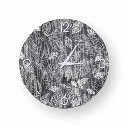 Horloge Murale En Bois Au Design Moderne Veroli, Fabriquée En Italie