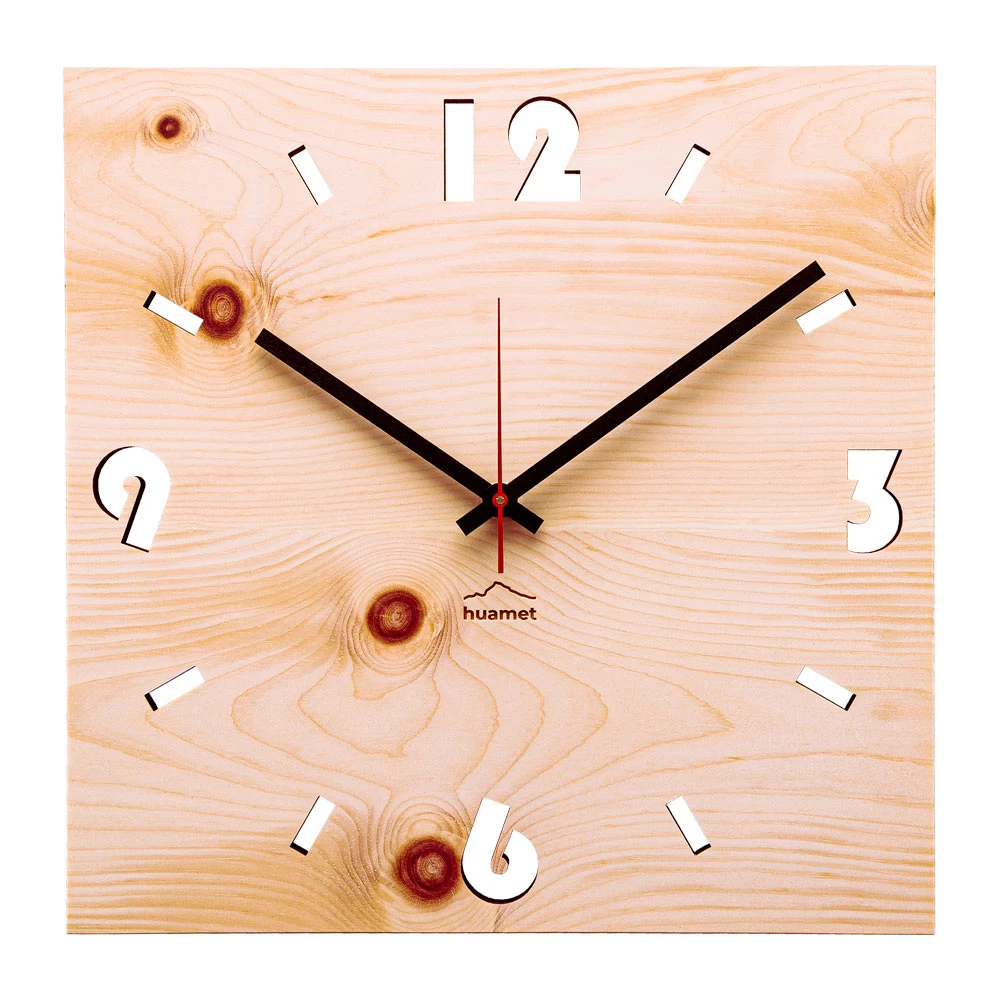 Horloge Murale De Design Moderne En Bois De Pin Cembrot Andrea 6 Horloge Murale De Design Moderne En Bois De Pin Cembrot Andrea – Image 4