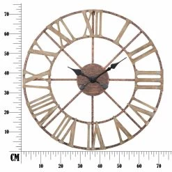 Horloge Murale Moderne Diamètre 71,5 Cm En Fer Et MDF - Carcans -Décoration D'intérieur orologio da parete moderno diametro 71 5 cm in ferro e mdf carcans 6